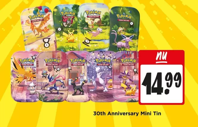 Pokemon - 30th Anniversary Mini Tin