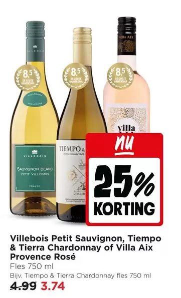 Villa - Petit Sauvignon, Tiempo & Tierra Chardonnay