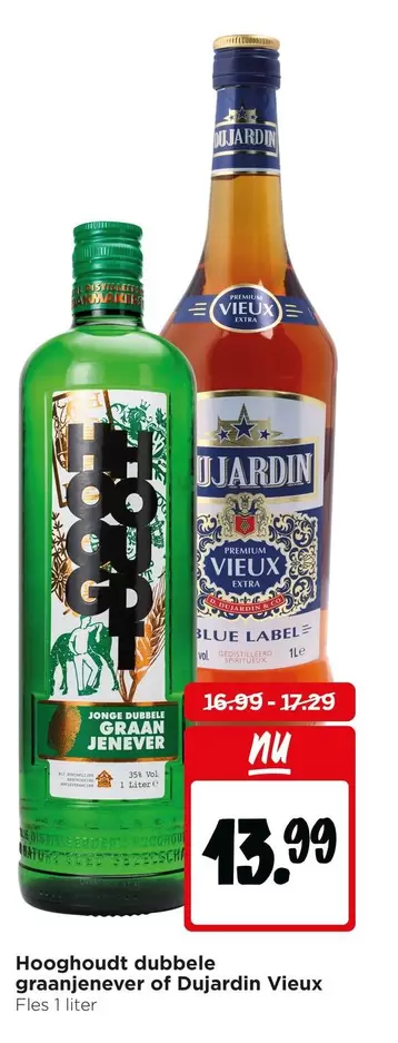 extra - Hooghoudt dubbele graanjenever of Dujardin Vieux