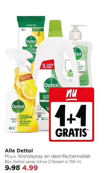 Dettol - Wondspray en desinfectiemiddel