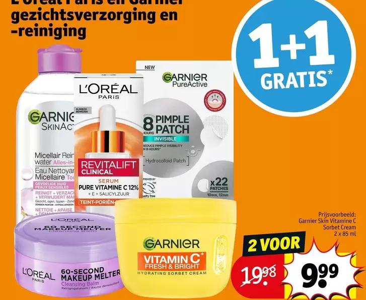 Paris - L'Oréal  en Garnier gezichtsverzorging en -reiniging