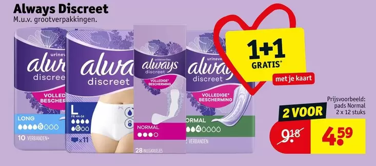 Always - Discreet pads