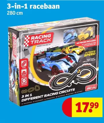Cars - 3-in-1 racebaan