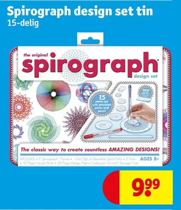 Design - Spirograph design set tin