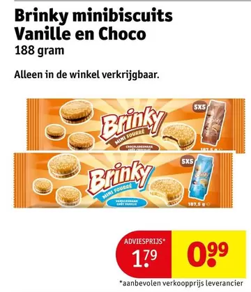 De - minibiscults Vanille en Choco