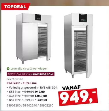 Elite - Koelkast - Line