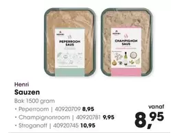 Peperroom | 40920709, Champignonroom | 40920781, Stroganoff | 40920745