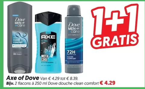 Dove -  Men+Care Shower Gel & Axe Shower Gel