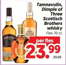 Tamnavulin, Dimple of Three Scottish Brothers whisky