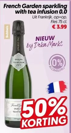 French Garden sparkling with tea infusion 0.0