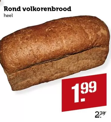 Rond volkorenbrood