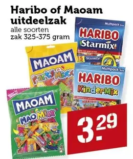 Haribo - Maoam uitdeelzak