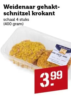 gehakt-schnitzel krokant