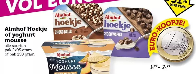Almhof Hoekje of yoghurt mousse