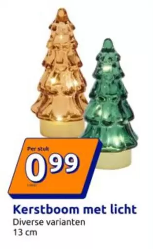 Kerstboom met licht