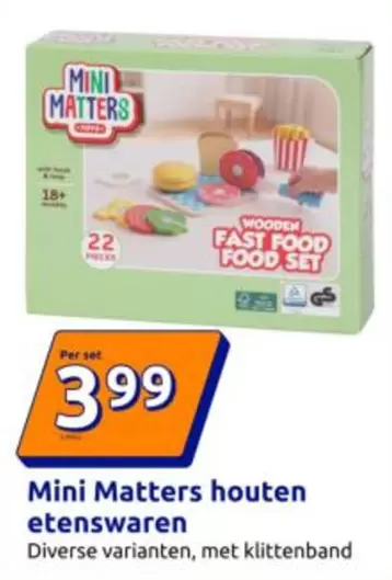 Fast - Wooden Food Food Set