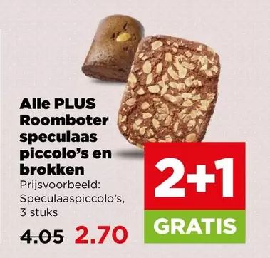 Roomboter speculaas piccolo's en brokken