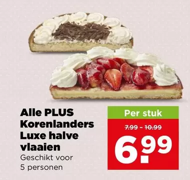Korenlanders Luxe halve vlaaien