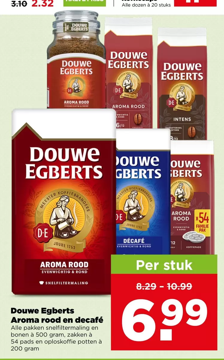 Douwe Egberts - Aroma rood en decafé