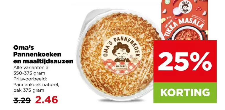 Oma - Pannenkoeken en maaltijdsauzen