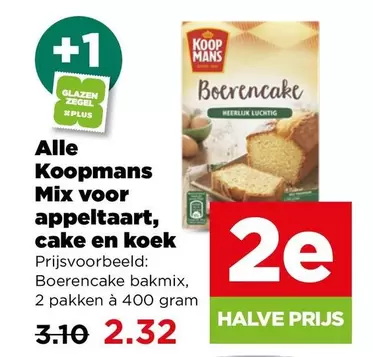 Koopmans - Mix voor appeltaart, cake en koek