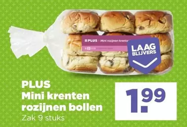 Mini krenten rozijnen bollen