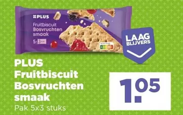 Fruitbiscuit Bosvruchten smaak