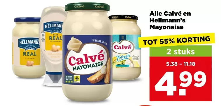 Real - Calvé en Hellmann's Mayonaise