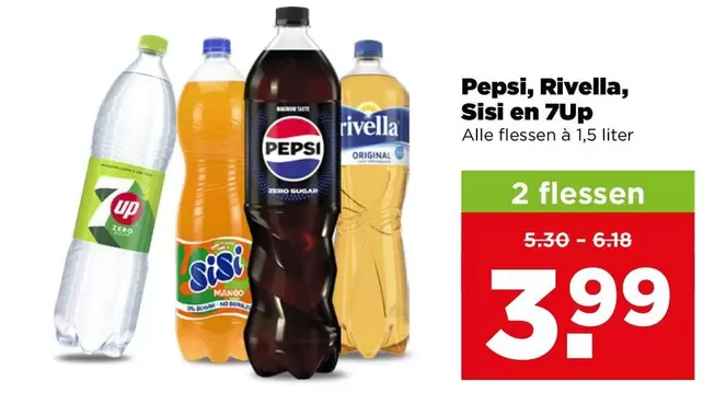 Up - Pepsi, Rivella, Sisi en 7UP