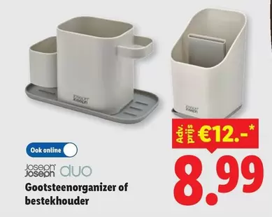 Duo - Gootsteenorganizer of bestekhouder
