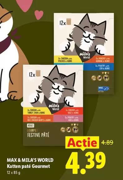 Gourmet - Katten paté  Festive Pâté