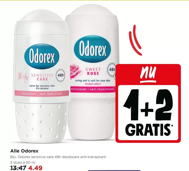 rose - Odorex deodorant anti-transpirant
