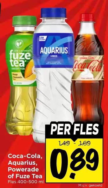 Coca-Cola - , Aquarius, Powerade of Fuze Tea