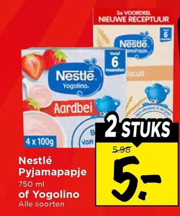 Nestlé -  Pyjamapapje of Yogolino