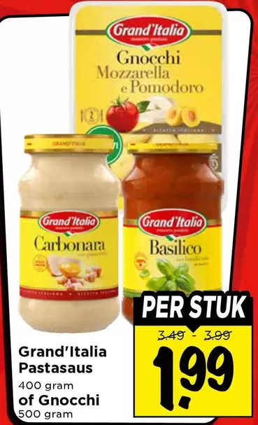 Pastasaus or Gnocchi