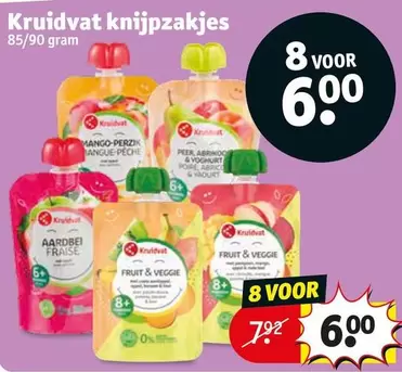 Kruidvat knijpzakjes