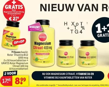 De - Magnesium Citraat 400 mg