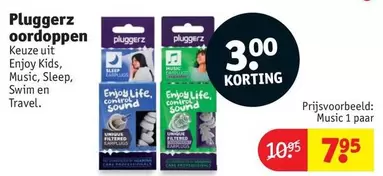 Enjoy - Pluggerz oordoppen