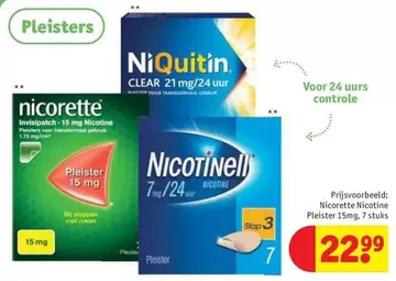 Clear - Nicotine Pleisters