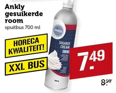horeca - Gesuikerde Room Spuitbus