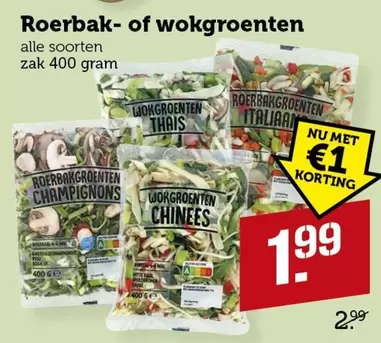 GE - Roerbak- of wokgroenten