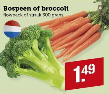 Bospeen of broccoli