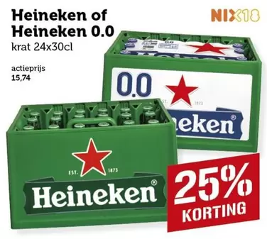 Heineken - of 0.0 krat 24x30cl