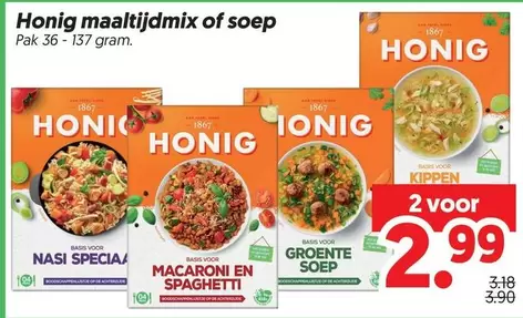 Op - Honig maaltijdmix of soep