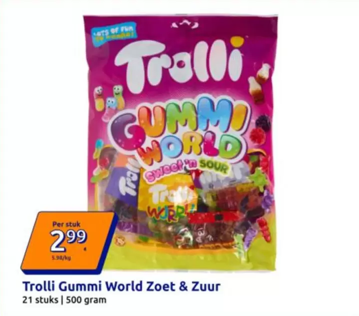 Fun - Gummi World Zoet & Zuur