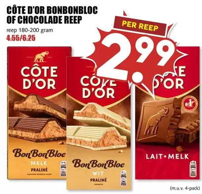 BONBONBLOC OF CHOCOLADE REEP