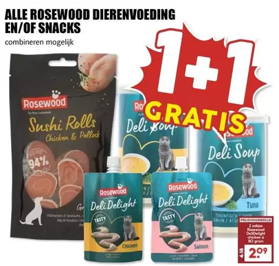 ROSEWOOD DIERENVOEDING EN/OF SNACKS