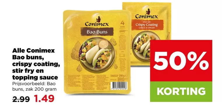 Mix - Bao buns, crispy coating, stir fry en topping sauce
