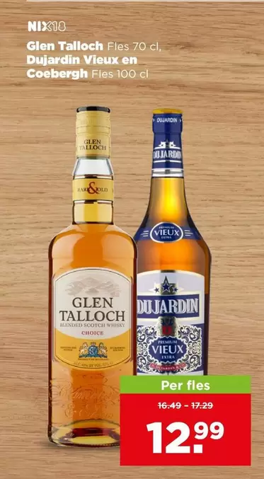 extra - Glen Talloch Fles 70 cl, Dujardin Vieux en Coebergh Fles 100 cl