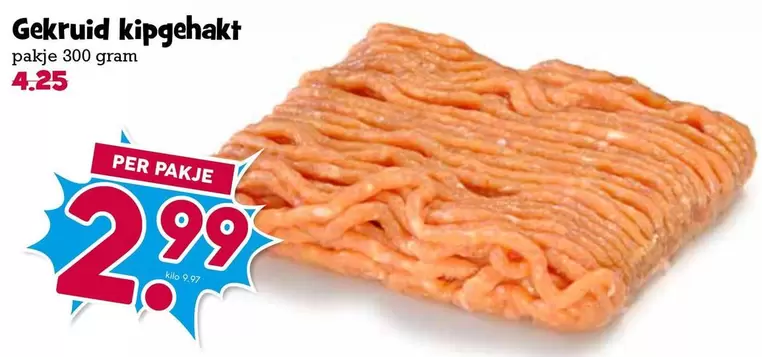 Gekruid kipgehakt